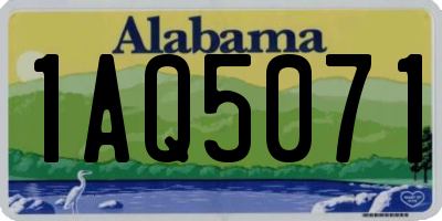 AL license plate 1AQ5071