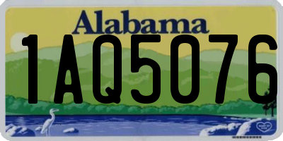 AL license plate 1AQ5076