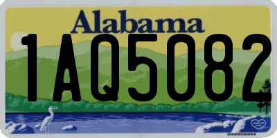 AL license plate 1AQ5082