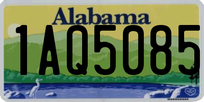 AL license plate 1AQ5085