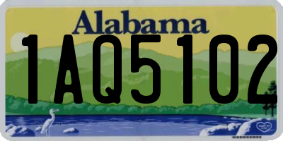 AL license plate 1AQ5102
