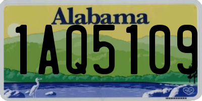 AL license plate 1AQ5109
