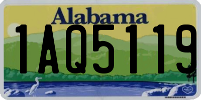 AL license plate 1AQ5119