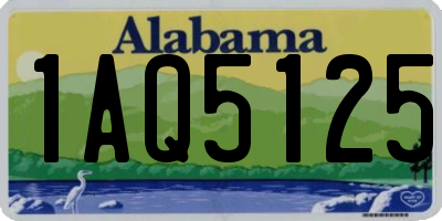 AL license plate 1AQ5125