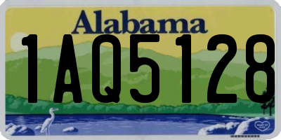 AL license plate 1AQ5128