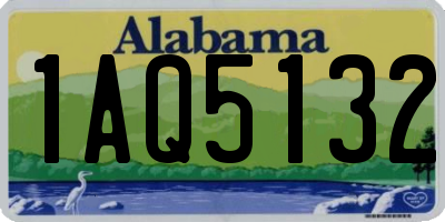 AL license plate 1AQ5132