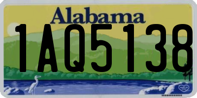AL license plate 1AQ5138