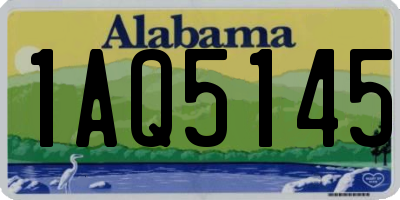 AL license plate 1AQ5145