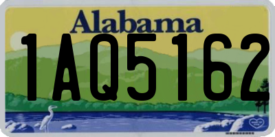 AL license plate 1AQ5162