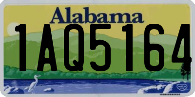 AL license plate 1AQ5164
