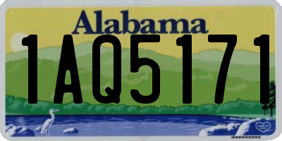 AL license plate 1AQ5171