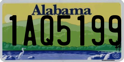 AL license plate 1AQ5199