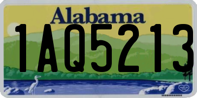 AL license plate 1AQ5213
