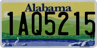 AL license plate 1AQ5215