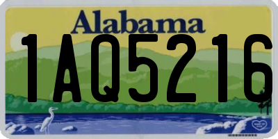 AL license plate 1AQ5216