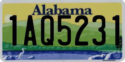 AL license plate 1AQ5231