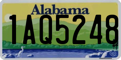 AL license plate 1AQ5248