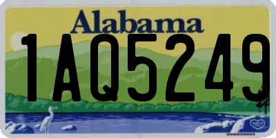 AL license plate 1AQ5249