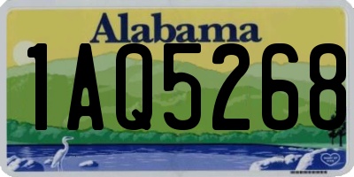 AL license plate 1AQ5268