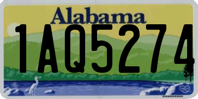 AL license plate 1AQ5274