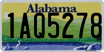 AL license plate 1AQ5278