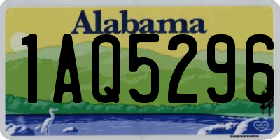 AL license plate 1AQ5296