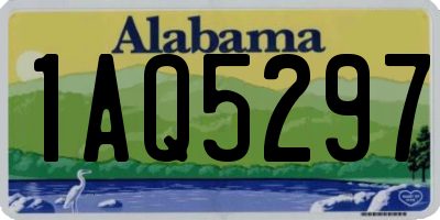 AL license plate 1AQ5297