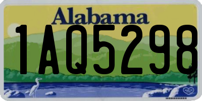 AL license plate 1AQ5298