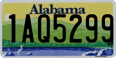 AL license plate 1AQ5299