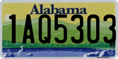 AL license plate 1AQ5303