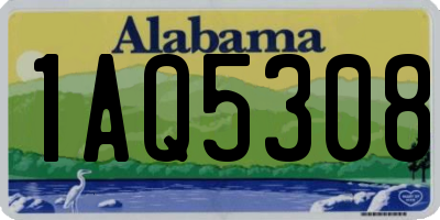 AL license plate 1AQ5308
