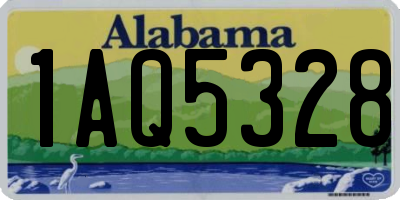 AL license plate 1AQ5328