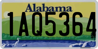 AL license plate 1AQ5364