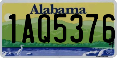 AL license plate 1AQ5376