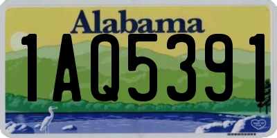 AL license plate 1AQ5391