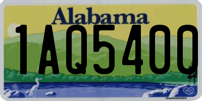 AL license plate 1AQ5400