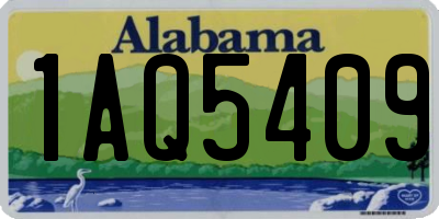 AL license plate 1AQ5409