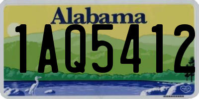 AL license plate 1AQ5412