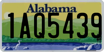 AL license plate 1AQ5439