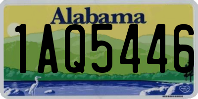 AL license plate 1AQ5446