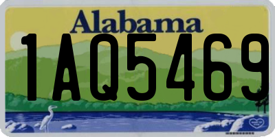 AL license plate 1AQ5469