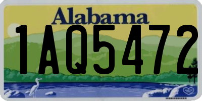 AL license plate 1AQ5472