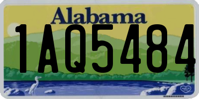 AL license plate 1AQ5484
