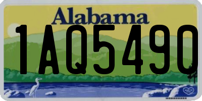 AL license plate 1AQ5490