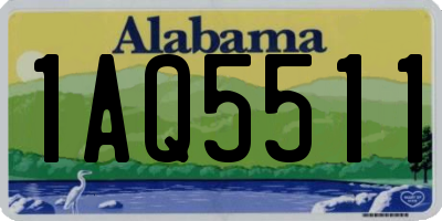 AL license plate 1AQ5511