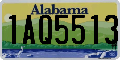 AL license plate 1AQ5513