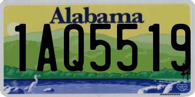 AL license plate 1AQ5519