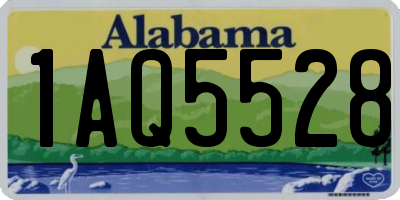 AL license plate 1AQ5528