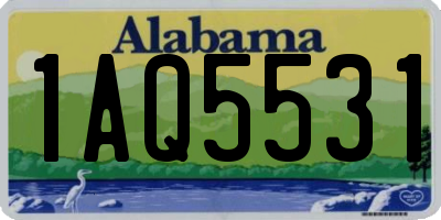 AL license plate 1AQ5531