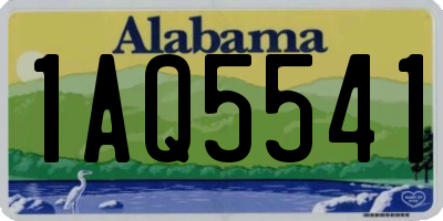 AL license plate 1AQ5541